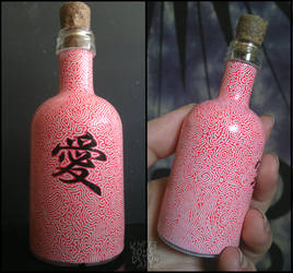 Red Love Potion Bottle