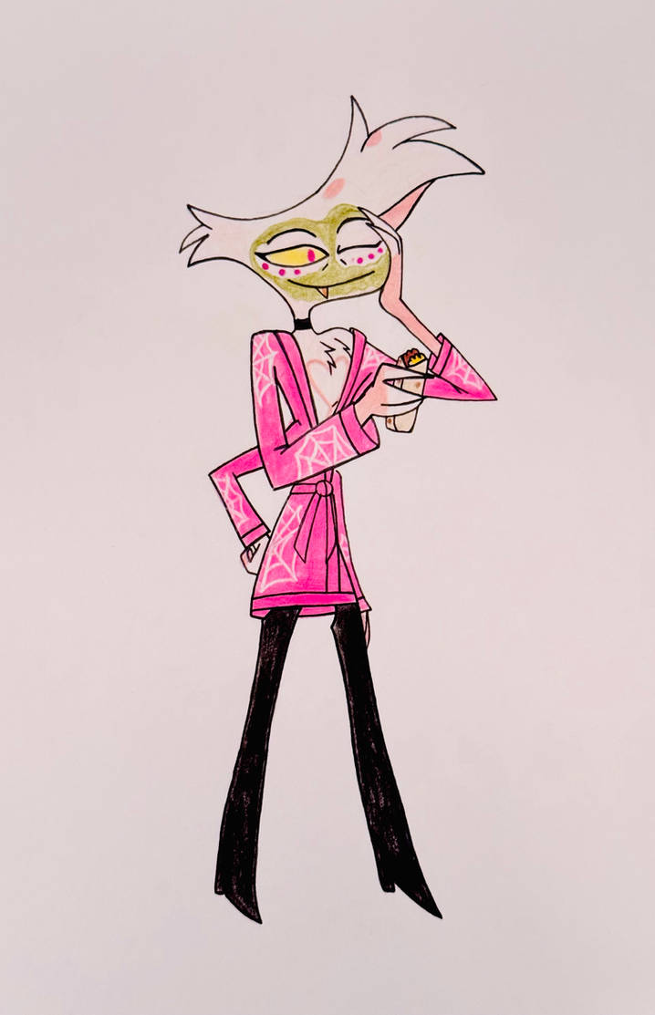 ALAD (Hazbin Hotel): Angel Dust - Robe by JAGXD on DeviantArt