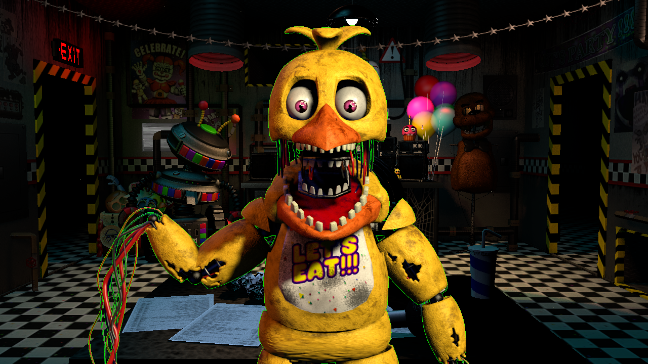 Withered Chica (UCN icon) by migbuni on DeviantArt