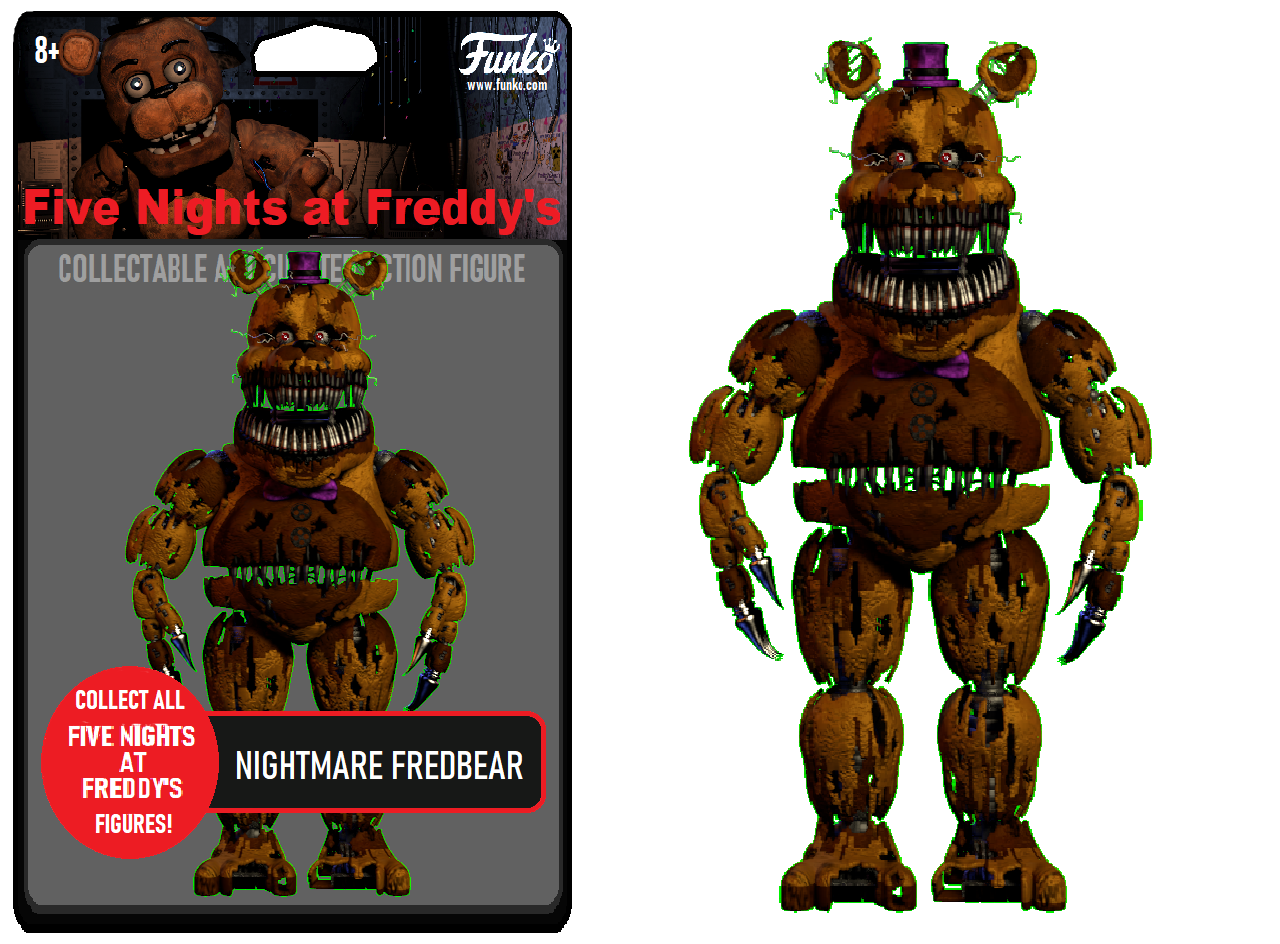 Nightmare Fredbear Action Figure Concept by JonlukevilleTVart on DeviantArt