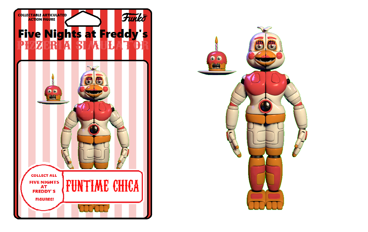 Funtime Chica Toy Statues