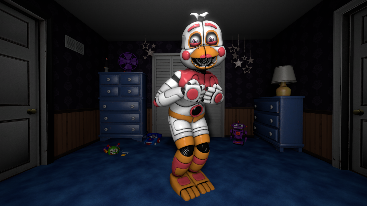 Funtime Chica in Sister Location! by JonlukevilleTVart on DeviantArt