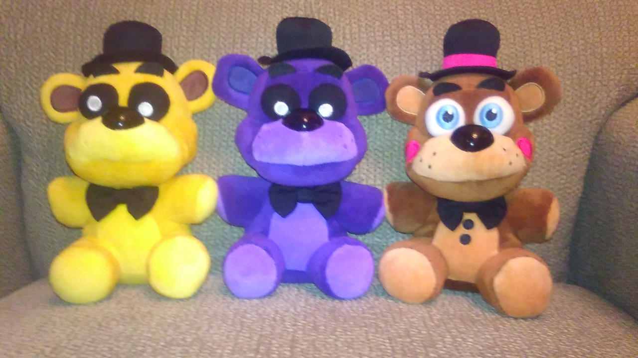 FNAF Plush Wave 1 Exclusives! by JonlukevilleTVart on DeviantArt
