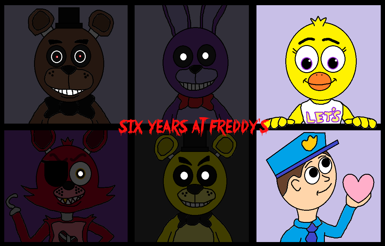 The FNAF 1 Animatronics! by JonlukevilleTVart on DeviantArt