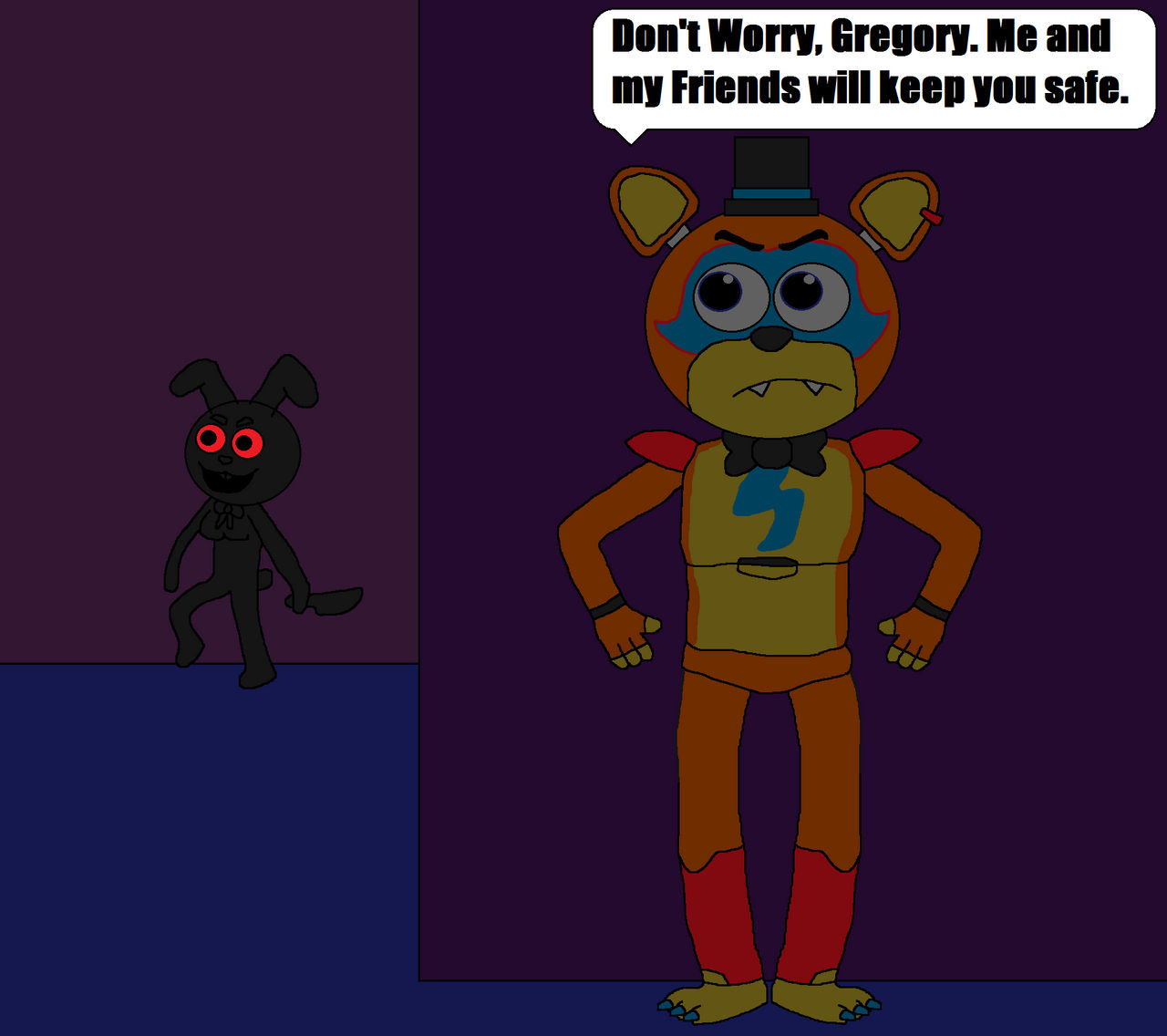 protecting gregory with style : r/fivenightsatfreddys