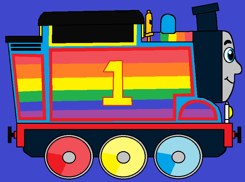 Rainbow thomas the hot sale train