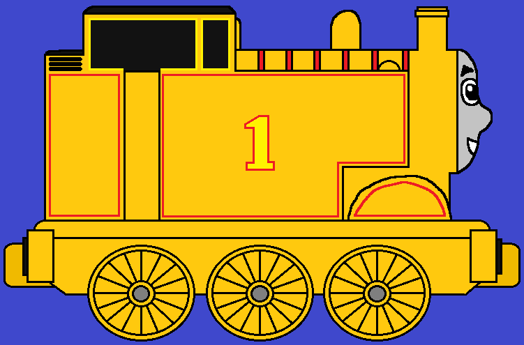 Take n Play Gold Thomas Drawing by JonlukevilleTVart on DeviantArt