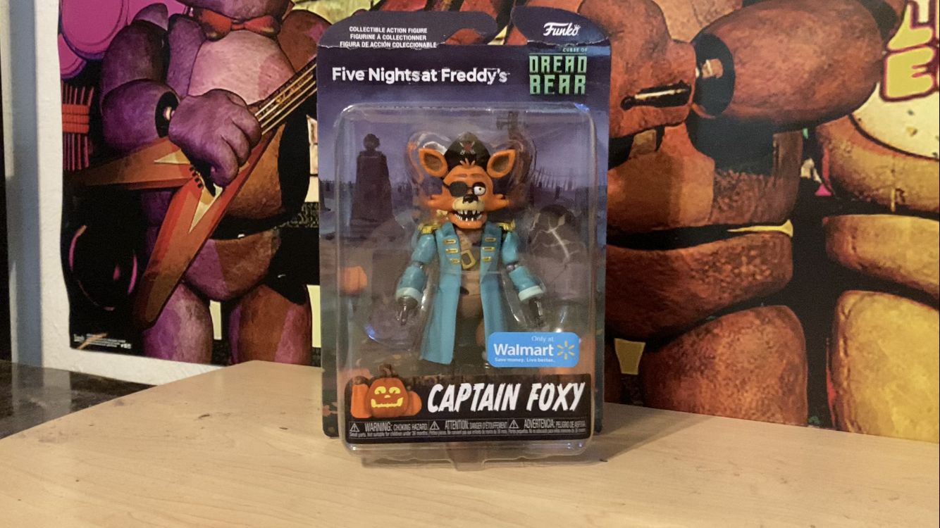 I got the captain, foxy, action figure 😁