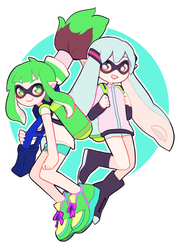 Squid miku and gumi!!