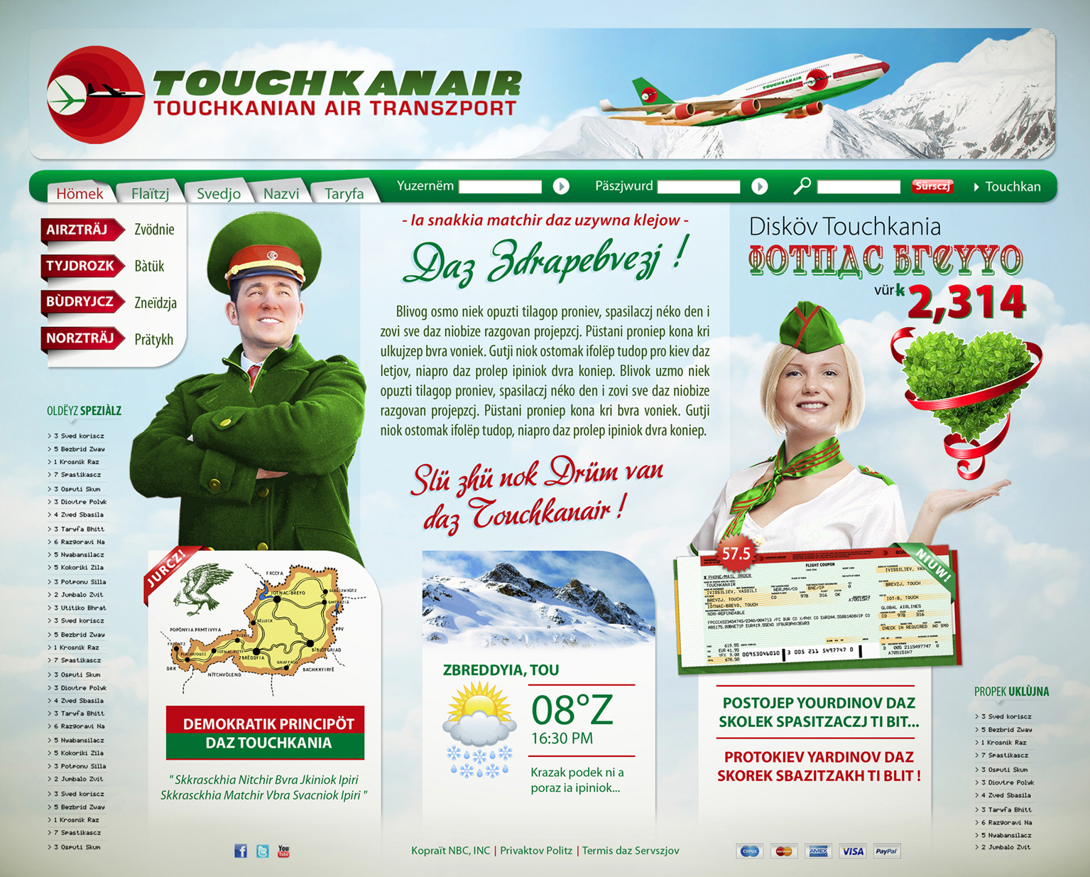 TOUCHKANAIR WEBSITE