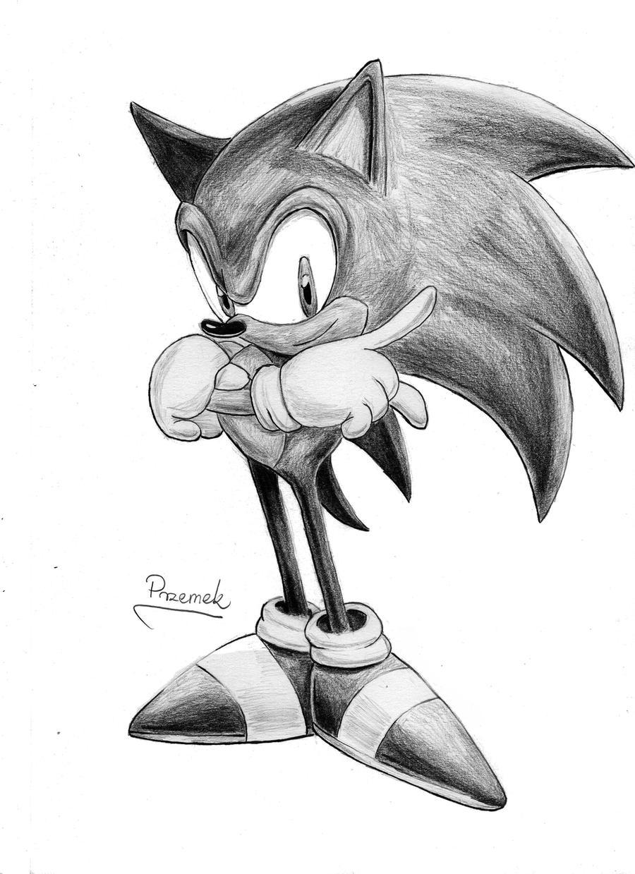 Sonic the Hedgehog - pencil drawing by Anevis on DeviantArt