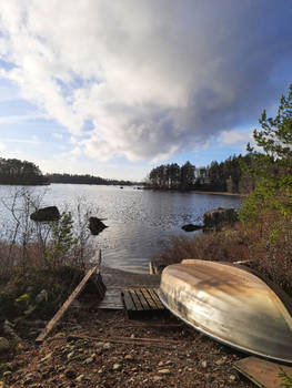 On the lake...