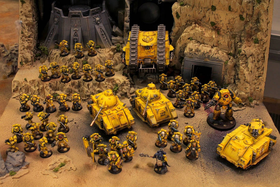 Pre Heresy Imperial Fists army by J00m4n on DeviantArt