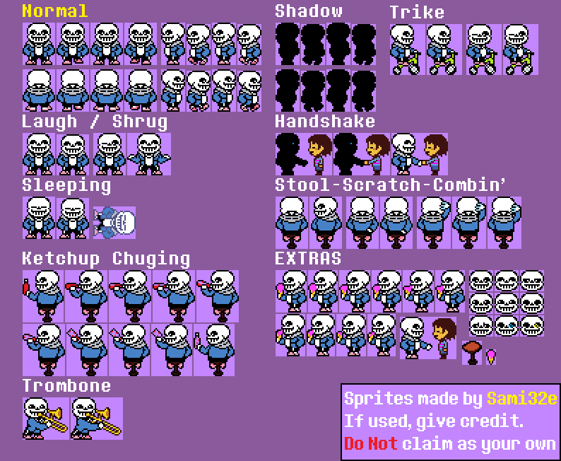 Pixilart - Sans fight sprite by Adrianoow