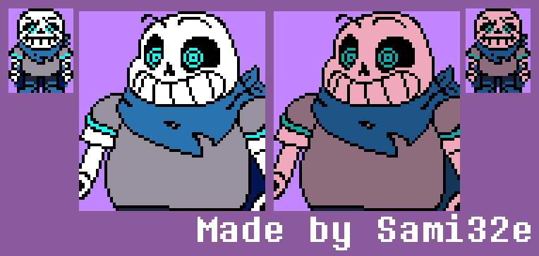 Undertale Sans ReSprite Sheet by Sami32e on DeviantArt