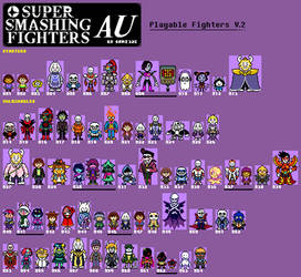 Super Smashing Fighters AU - Fighters V2