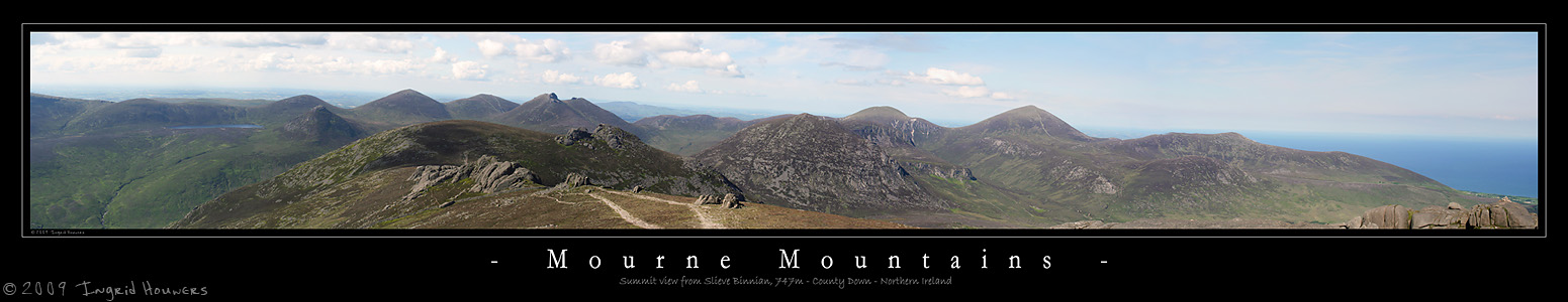 Slieve Binnian, summit view