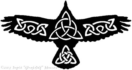 Celtic Crow Tattoo 2