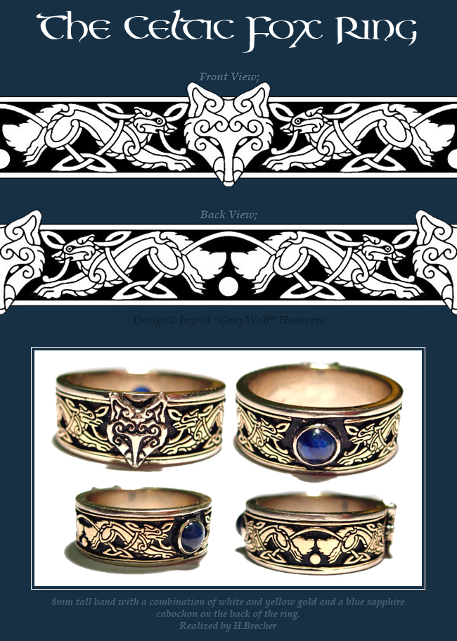 Celtic Fox Ring