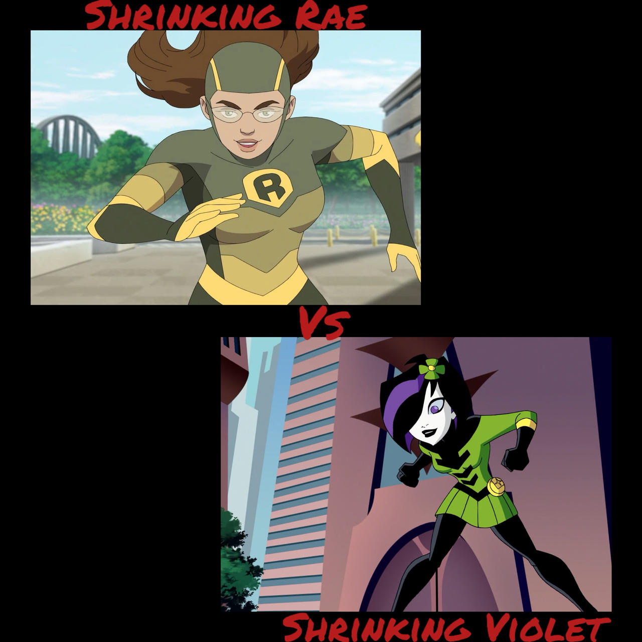 Shrinking Rae Vs Shrinking Violet (Shrinking Duel) by BattleMorph on ...