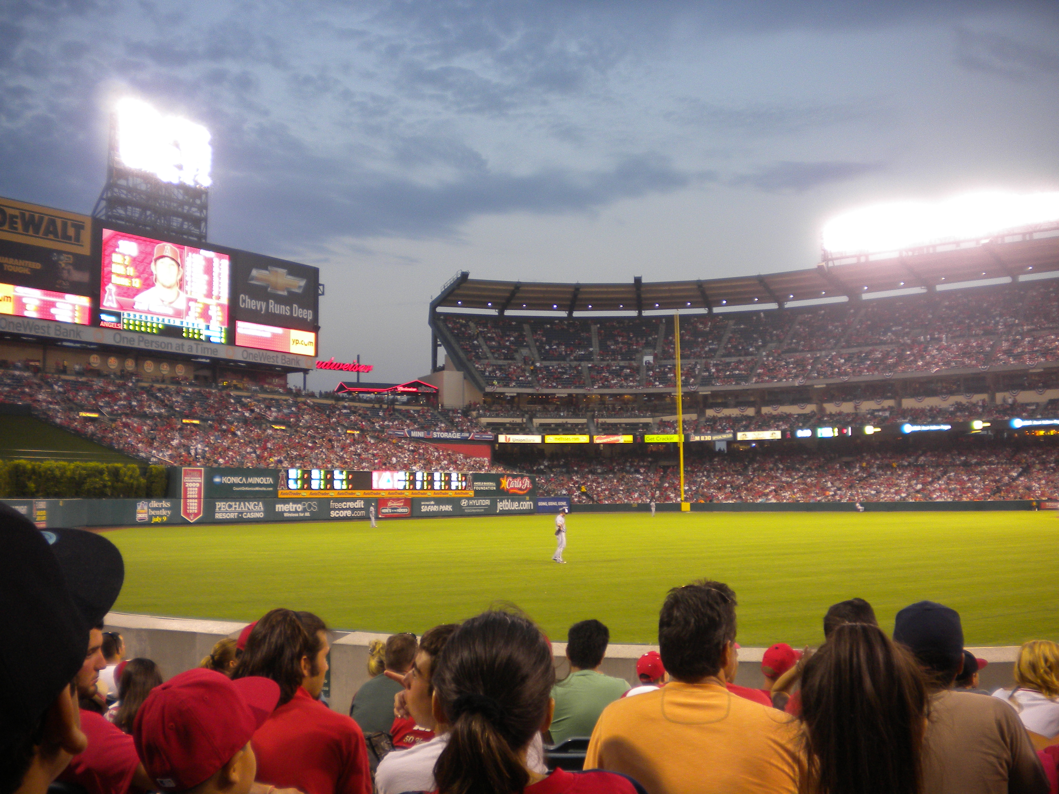 1st Inning, Angels Stadium