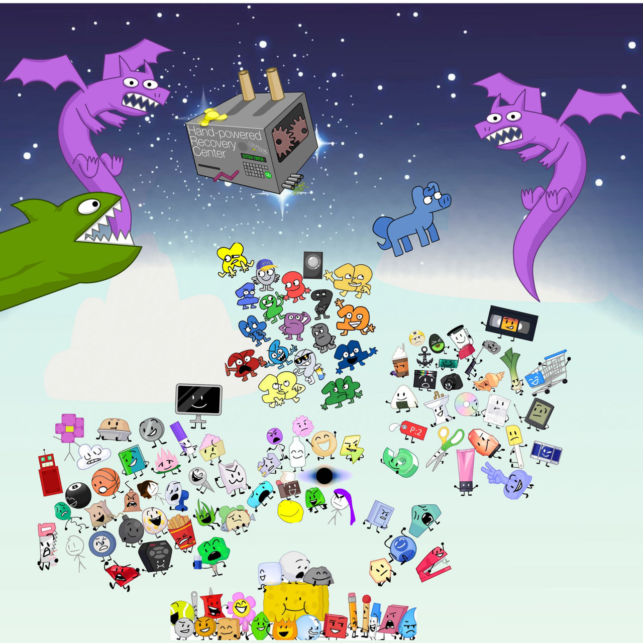 Bfdi Side Characters ultimate bfdi ultimate characters by cafer133 on DeviantArt
