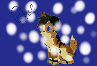 Blue Fanart by ReikittySpirit on DeviantArt