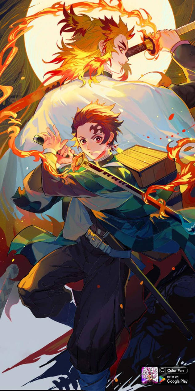 Kyojuro Rengoku And Tanjiro Kamado by FireFuzion on DeviantArt