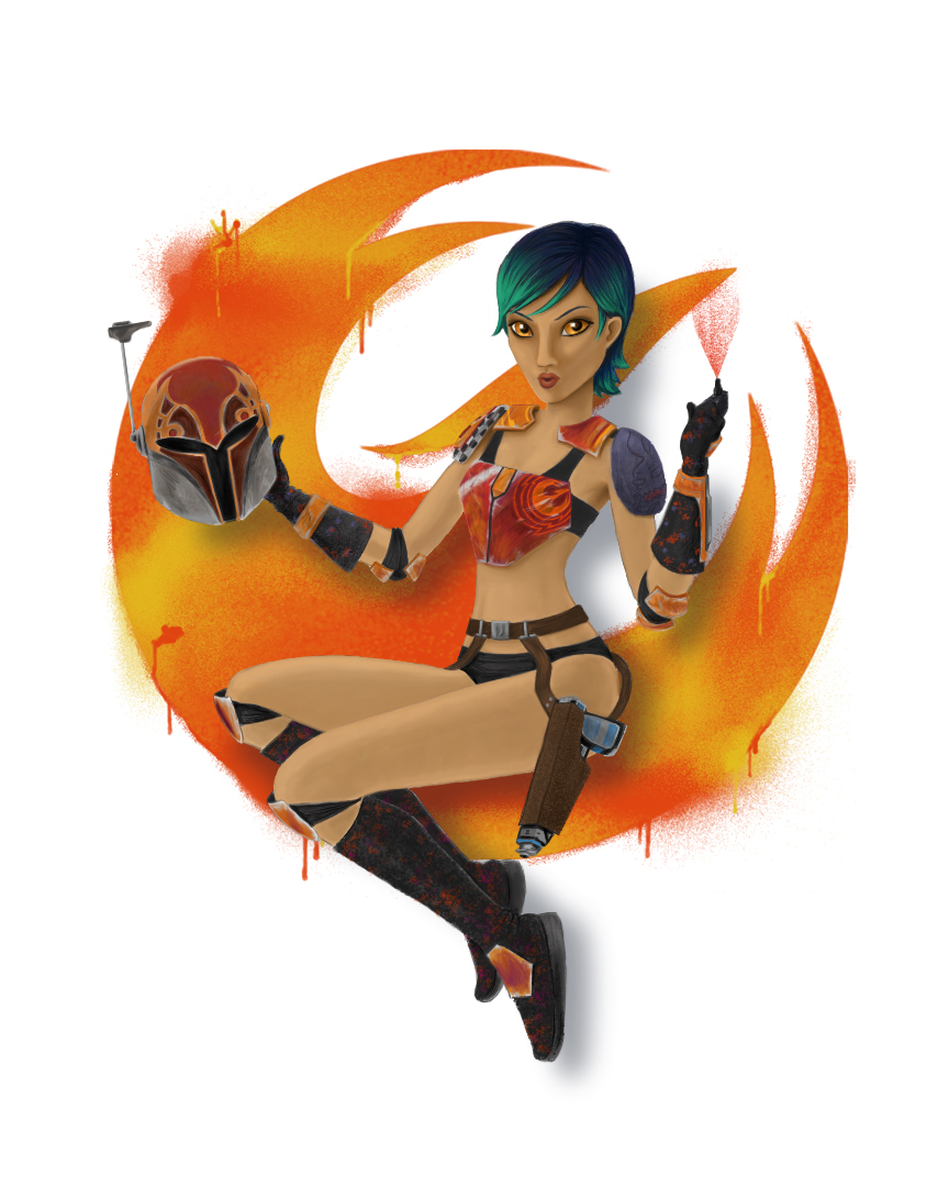pics Fan Art Cute Fan Art Sabine Wren sabine starbird by cal os on deviantart
