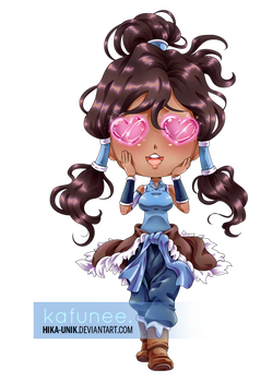 Chibi Korra for tcomission (commission)