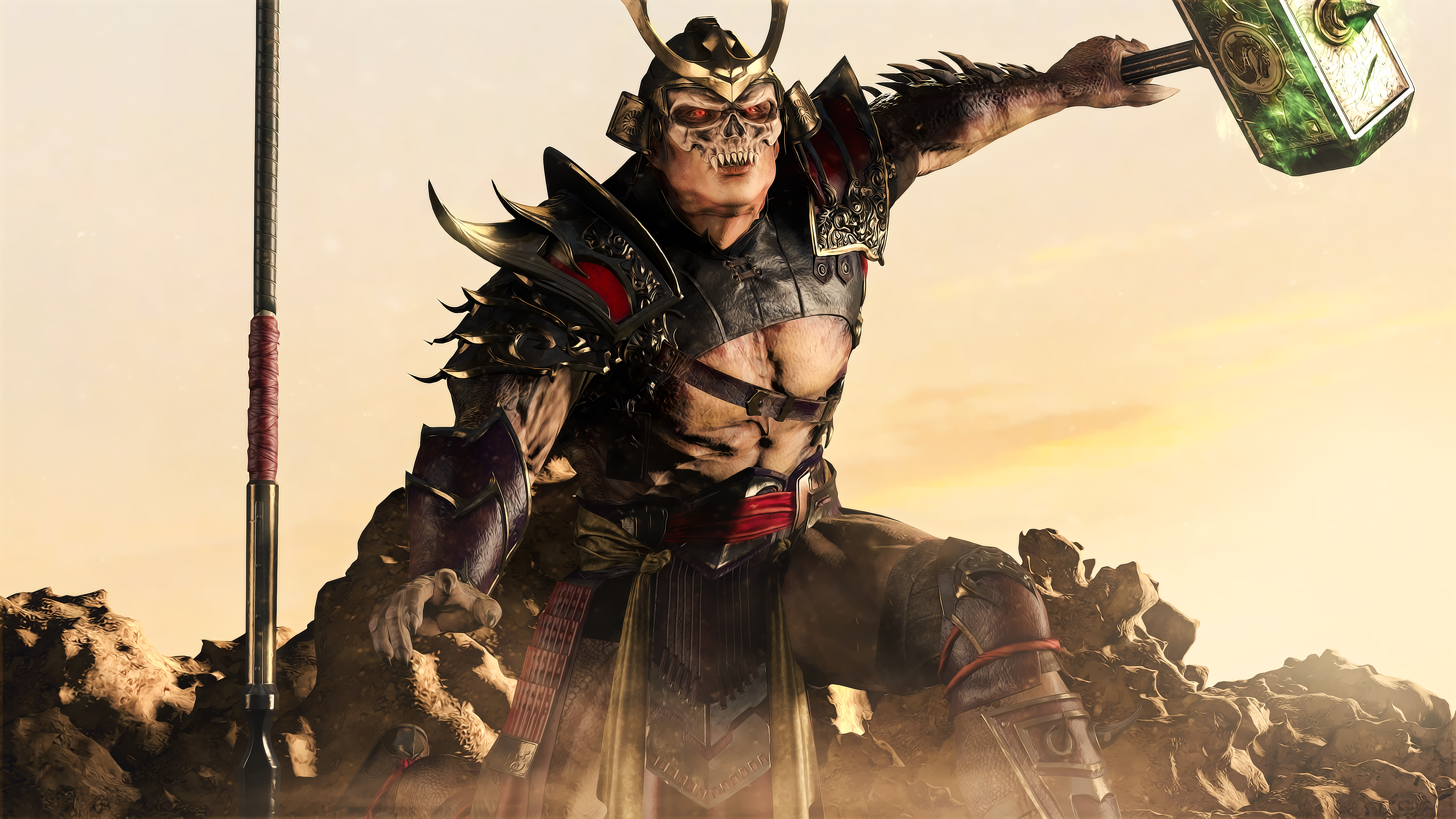 I prefer MK11 Shao Kahn looks over General Shao look in MK1. :  r/MortalKombat