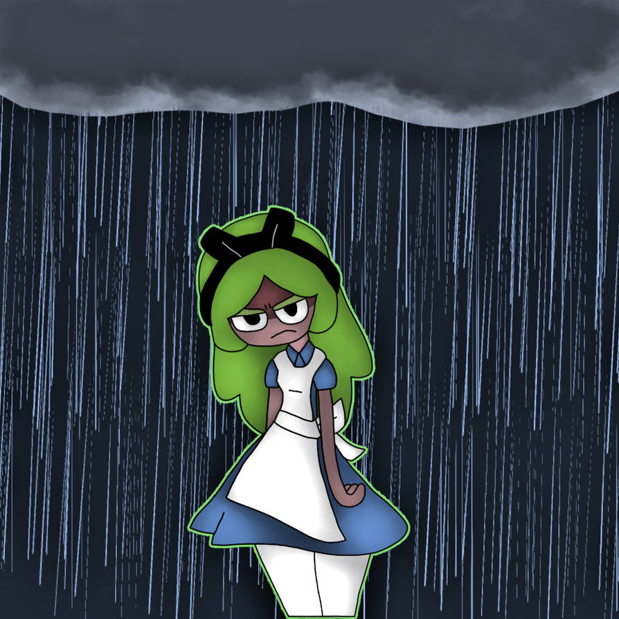 Clare In Wonderland In The Rain by TobiIsABunny on DeviantArt