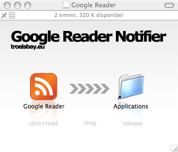 .DMG package for Google Reader