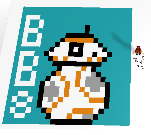 Roblox Pixel Art Creator Star Wars Bb 8 By Lovegidget On