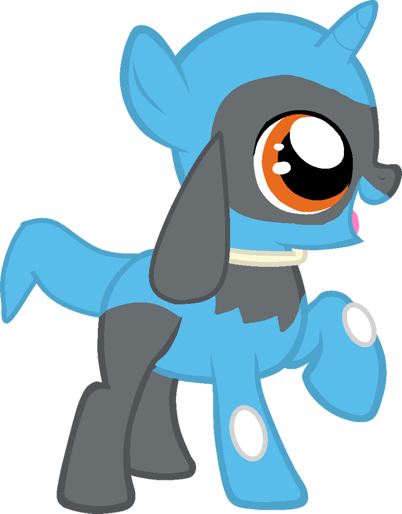 Mlp Tron Deviantart Riolu (Pony) by Kawaii-tron on DeviantArt