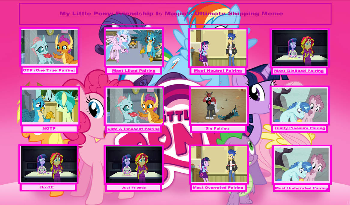 Mlp Tron Deviantart MLP Shipping Meme by Kawaii-tron on DeviantArt