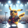 Pikachu as a rockstar 2