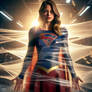 Supergirl in a gluetrap 1