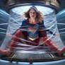 Supergirl in a gluetrap 6