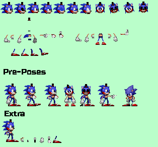 Sonic 3 Rig Sprites Toy Sonic Sprites Rigged by kawaiirabbit12 on DeviantArt
