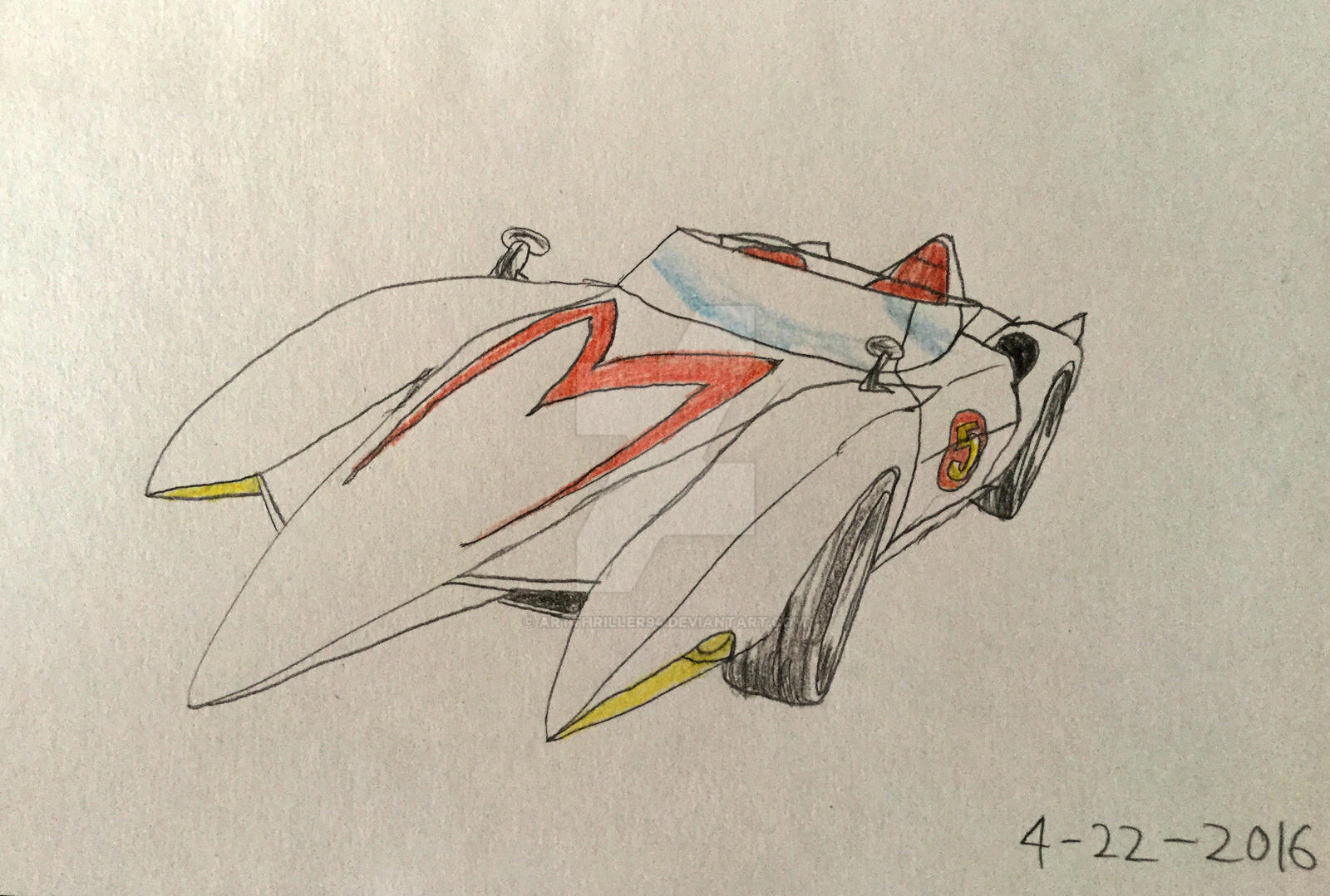 Speed Racer's Mach 5 (Drawing) By Artthriller94 On Deviantart