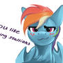 Rainbow asking an another serious question