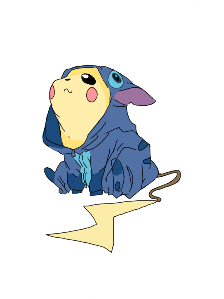 Pikachu in a Stitch hoodie by Noxrina ScottishGuy on DeviantArt