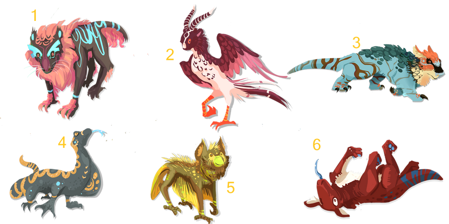 Creature designs by Kichi-Art on DeviantArt