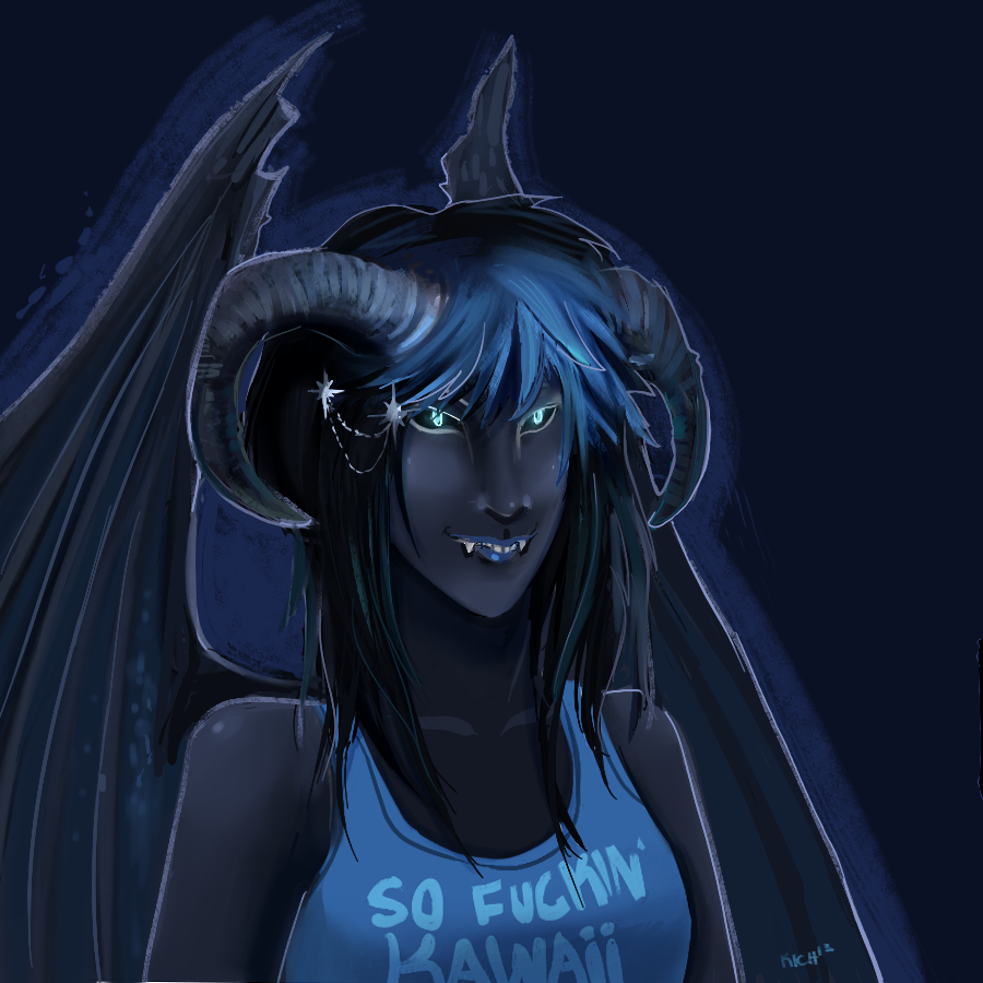 Demon Icon by Kichi-Art on DeviantArt