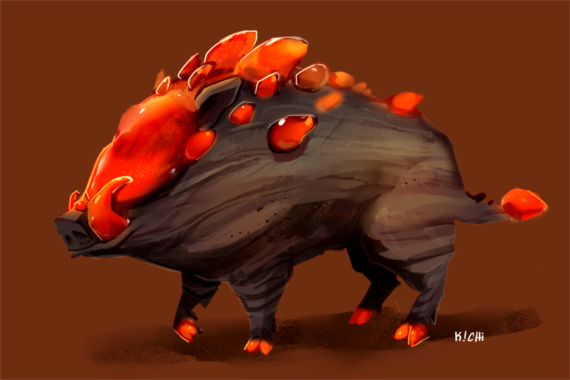 Carnelian Boar