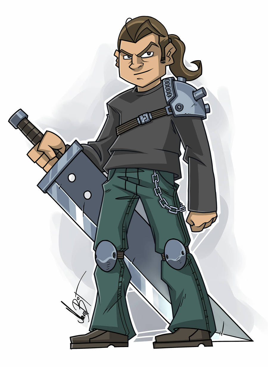 Dude with the Sword by MaroBot
