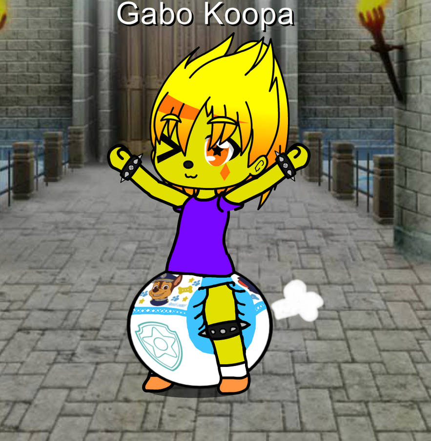Gabo Koopa in Paw Patrol diapers. by SuperHilariousTeenag on DeviantArt
