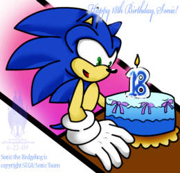 Happy 18th Birthday, Sonic