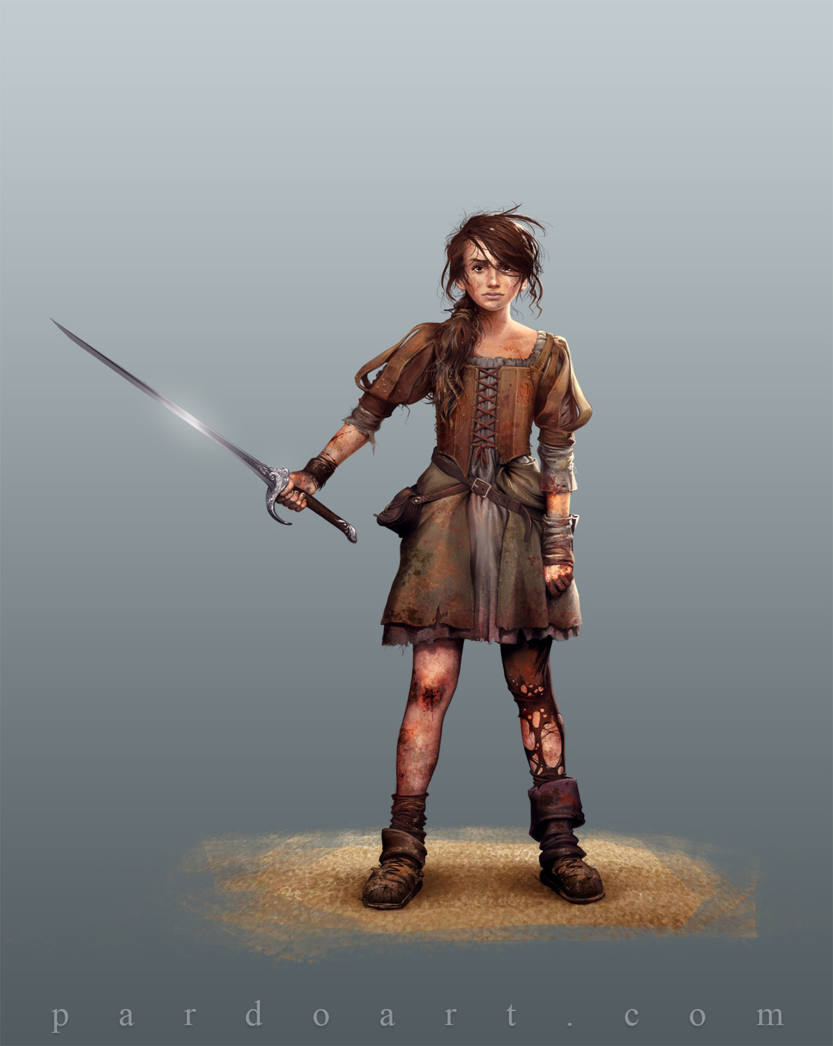 Concept Art - Arya Stark by pardoart